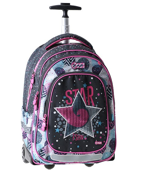Play Školski ranac sa točkićima Trolley - Star Fashion