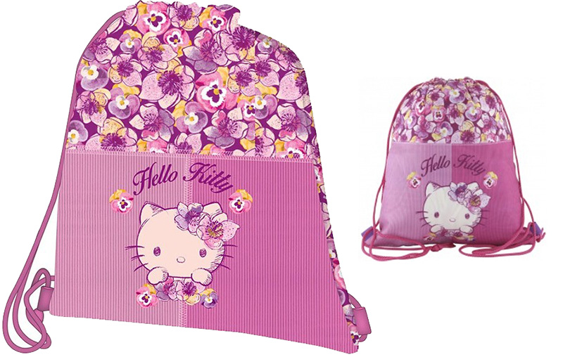 TARGET Vrećica za sportsku opremu Torba za fizičko Gym Bag HELLO KITTY MY VIOLET 17445