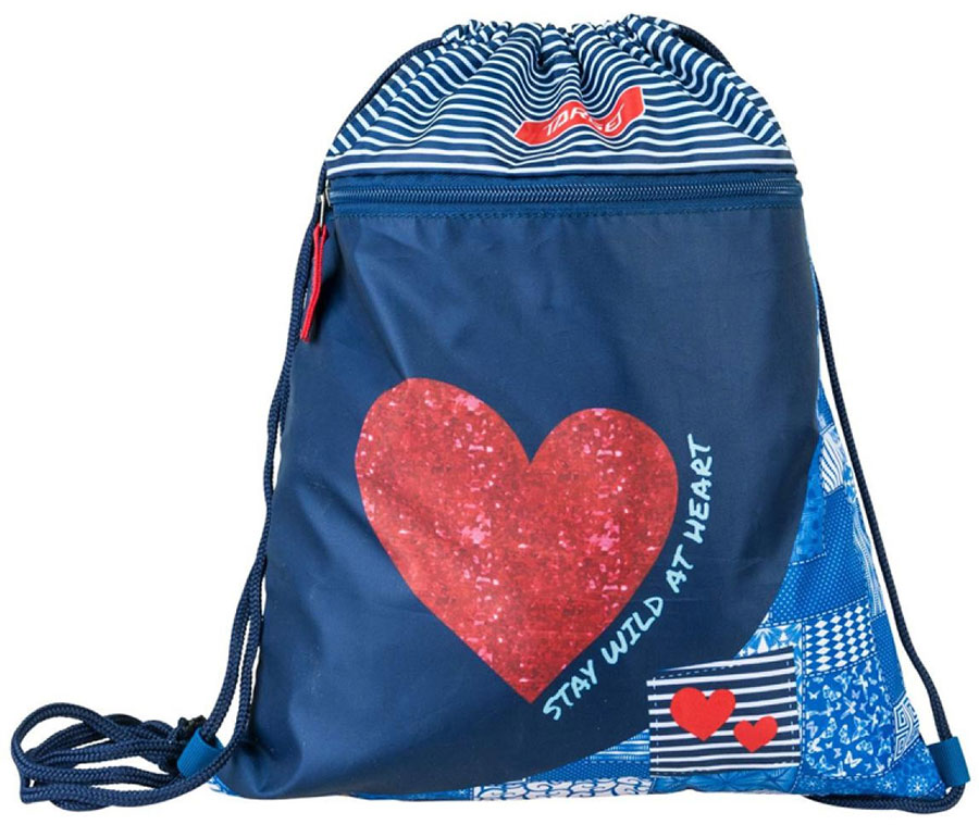 TARGET Vrećica za sportsku opremu Torba za fizičko Gym Bag RED DENIM HEART 21841
