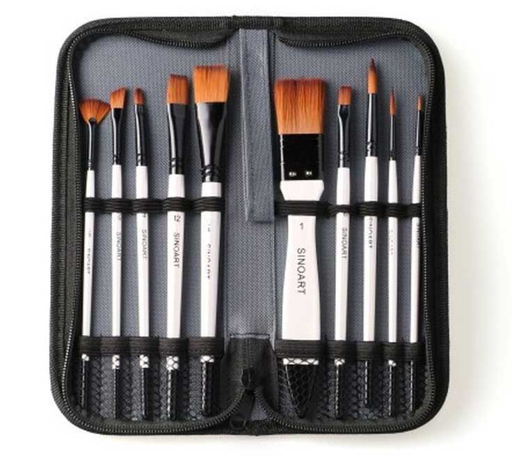 Komplet četkica za slikanje 10 komada Bruegel Pop Brush 622013