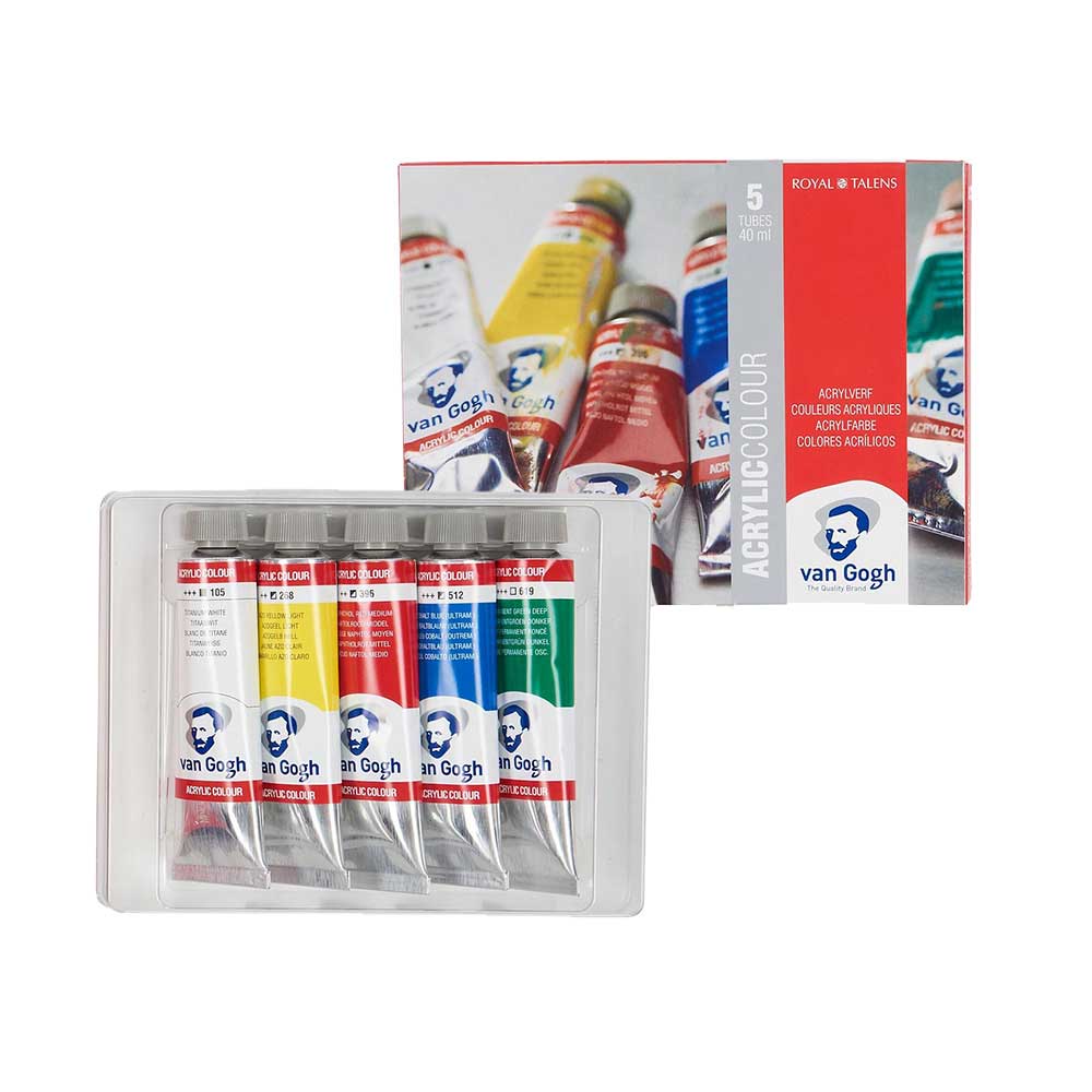 Akrilne boje Komplet 5x40ml Van Gogh Royal Talens 699010