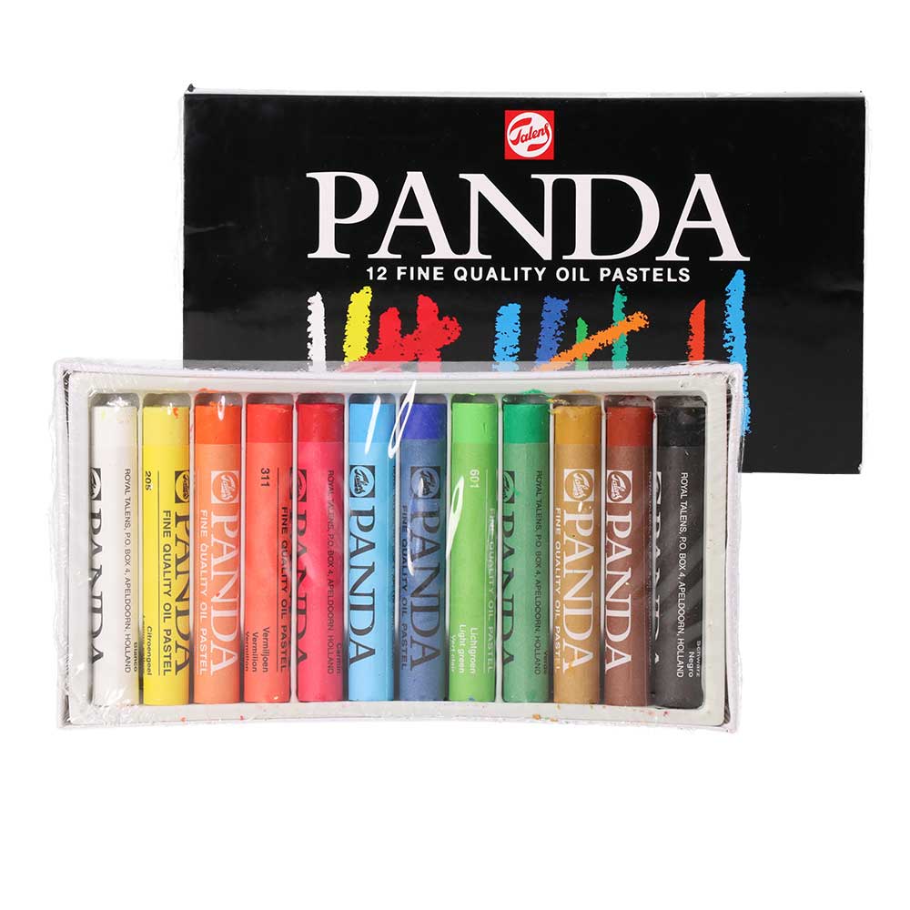 Pastel boje za decu Komplet 12 komada Panda Royal Talens 689201