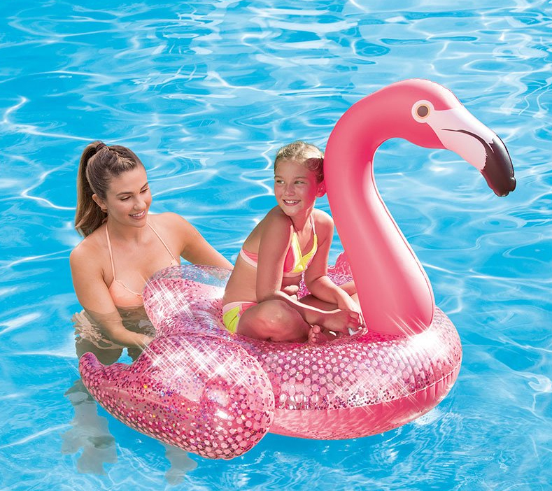 Polygroup Dečiji dušek za vodu Flamingo Summer Waves