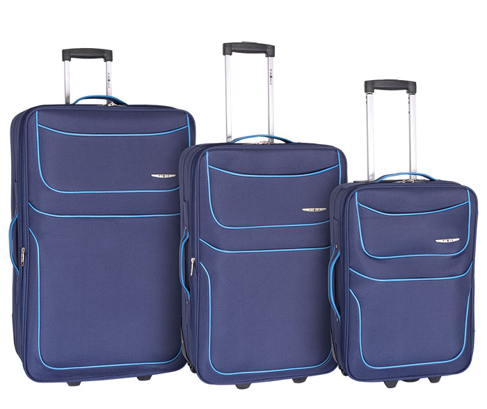 Enova Proširivi Koferi 75/65/55cm Barcelona Blue 512140