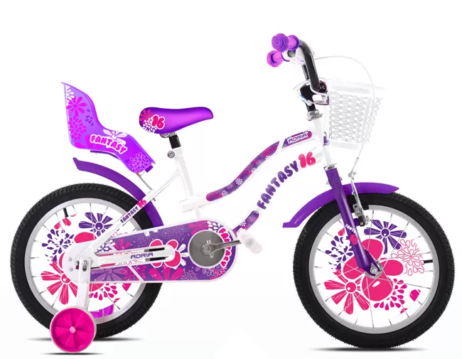 Dečiji bicikl Adria Fantasy 16HT belo ljubičasta 920124-16