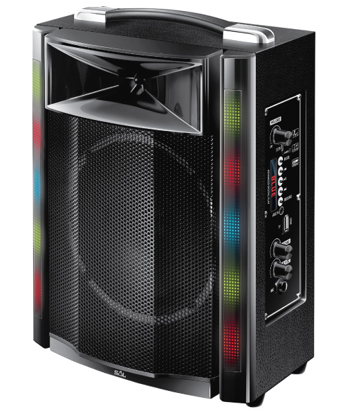 Prenosni multimedijalni Bluetooth zvučnik sa LED osvetljenjem 