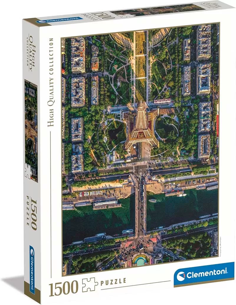 Puzzle slagalica 1500 delova Let nad Parizom Clementoni HQC 31708