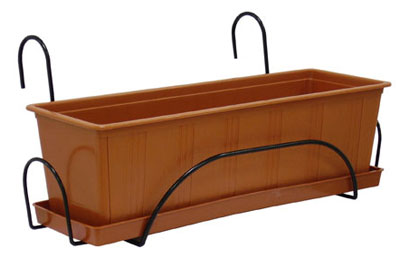 Balkonska korpa Ivona 50cm bela 1492 3kom - Image 1