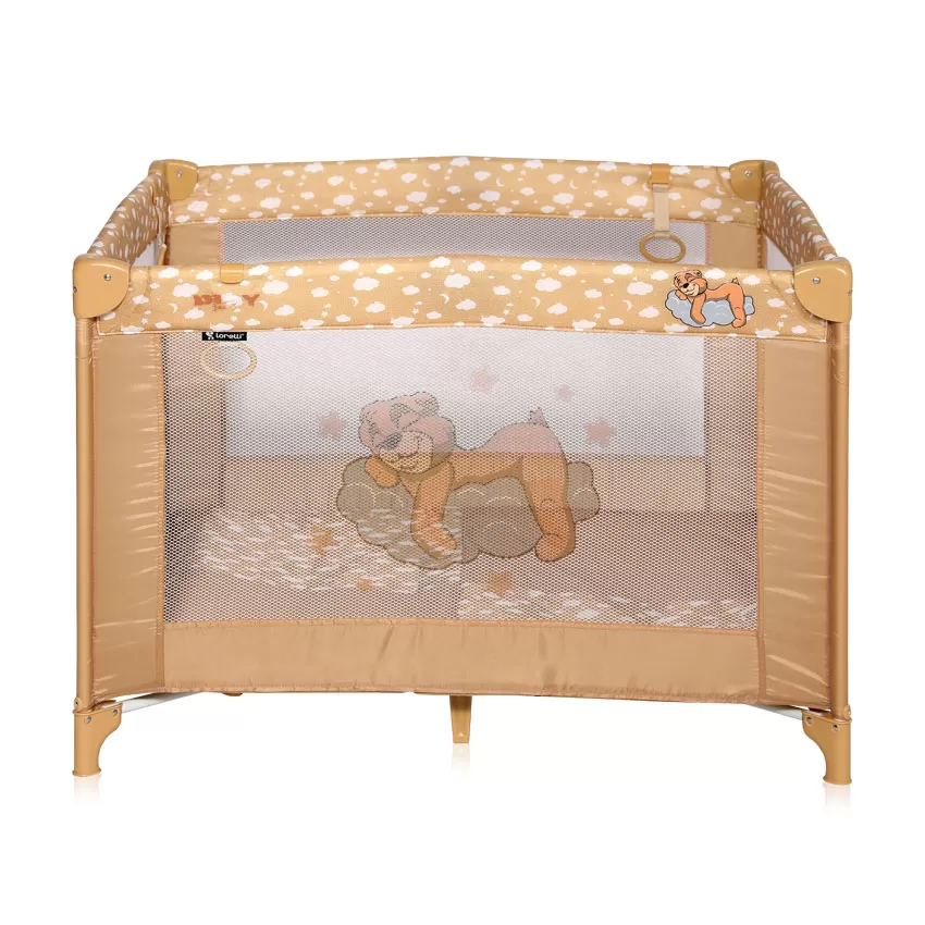 LORELLI Ogradica za igru PLAY Beige Cute Clouds 10080052074