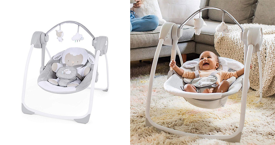 KIDS II Ingenuity Ljuljaška COMFORT 2 GO Cuddle Lamb SKU12184