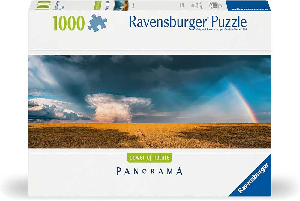Puzzle slagalica Panorama 1000 delova Tornado u polju Ravensburger 12000291