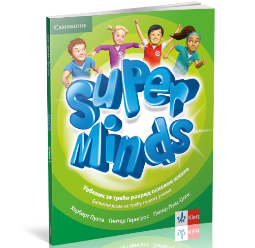 Klett Engleski jezik Super minds 3 Udžbenik za treći razred osnovne škole