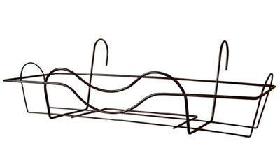 Balkonska korpa Ljiljana 60cm srebrno-crna 0050 5kom