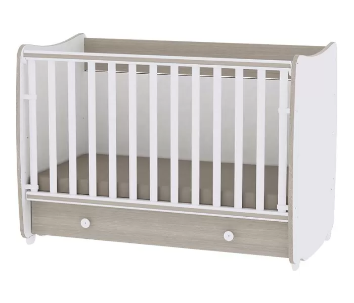 LORELLI Drveni krevetac 2u1 DREAM White-Amber 10150420035