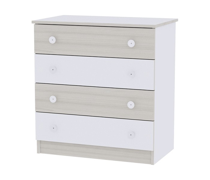 LORELLI Komoda Dresser White-Light Oak 10170070036
