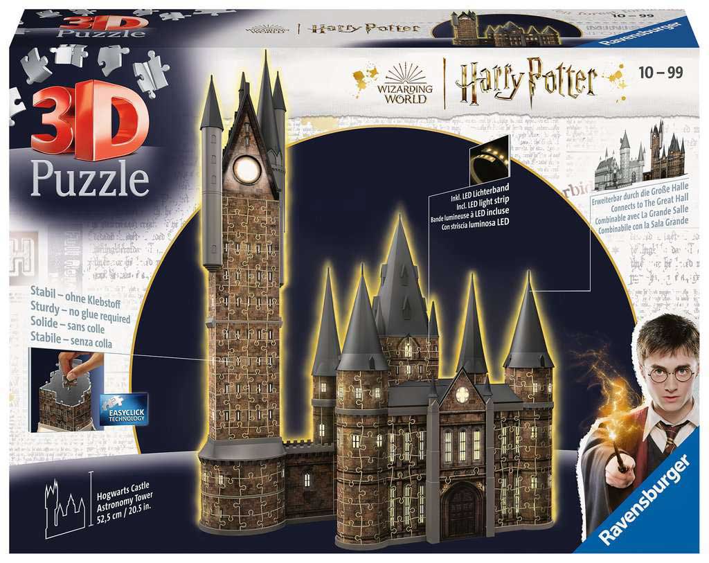 Zamak Hogvorts - Astronomska kula sa osvetljenjem Harry Potter™ 3D Puzzle Ravensburger 11551
