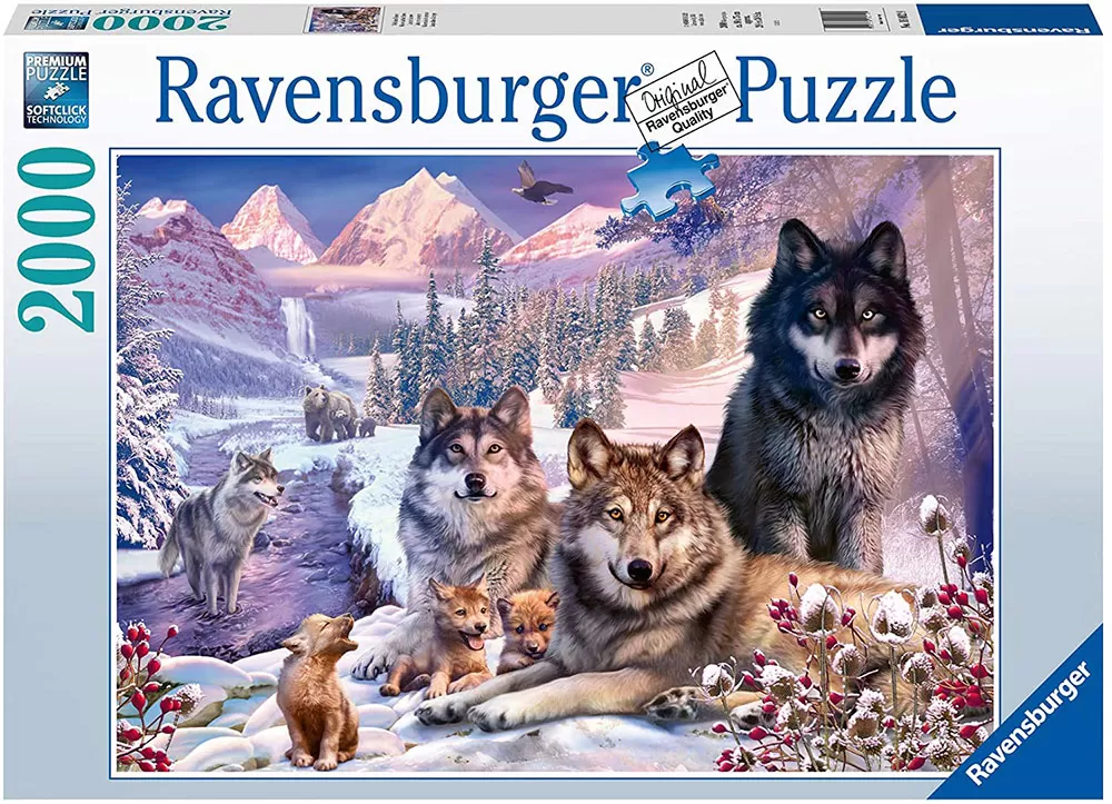 Ravensburger Puzzle 2000 delova - Vukovi 16012