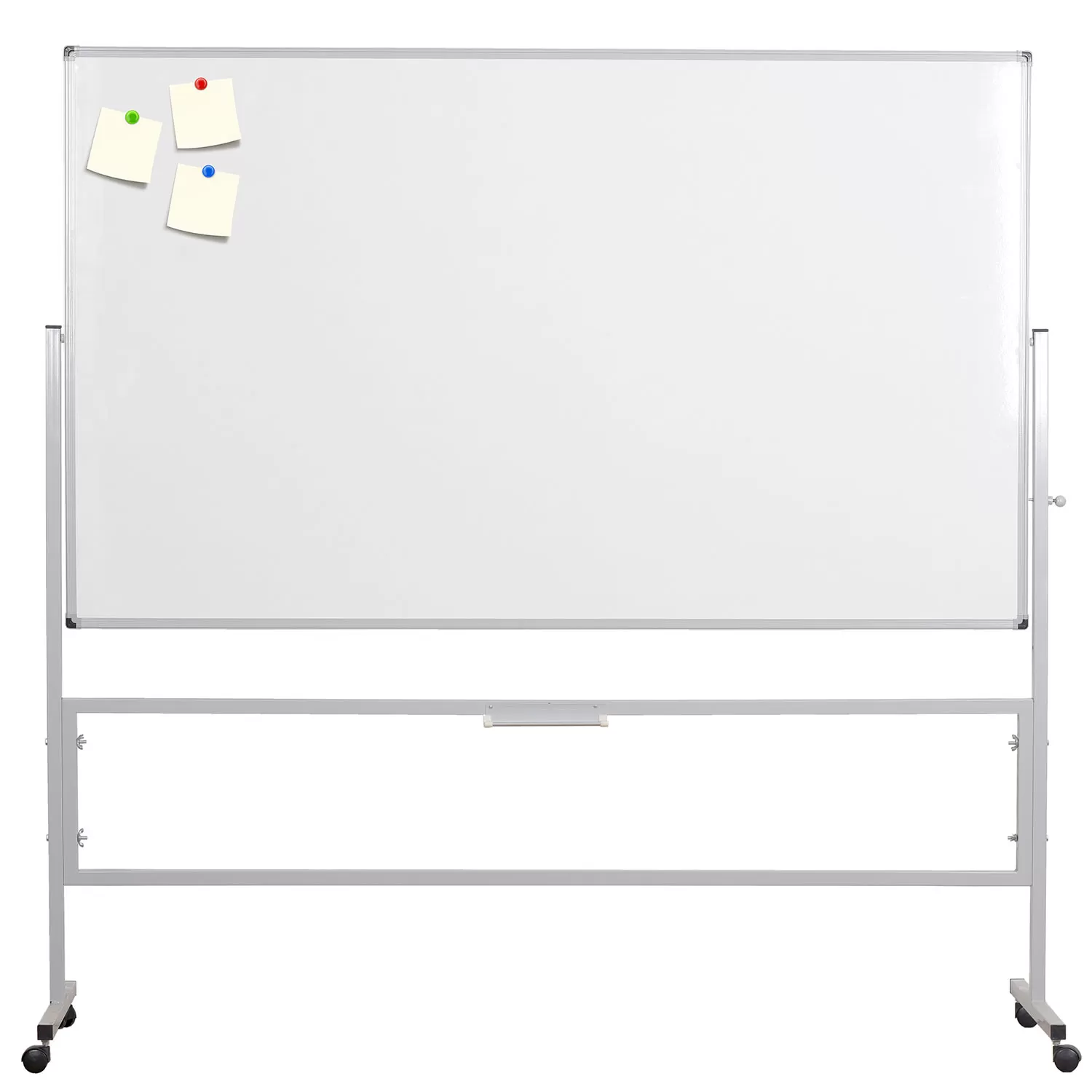 Bela tabla dvostrana 100 x 140 na stalku sa točkićima