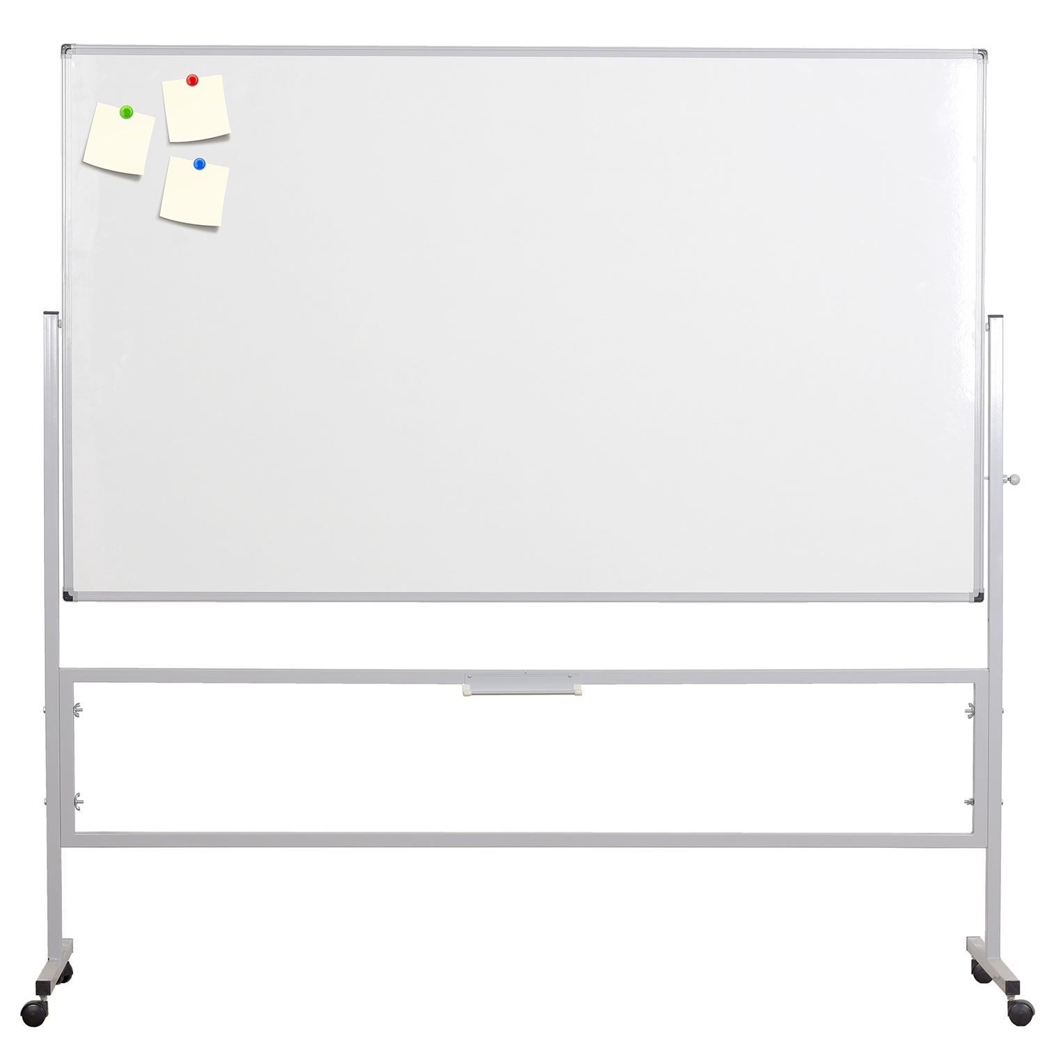 Bela tabla dvostrana 120 x 200 na stalku sa točkićima