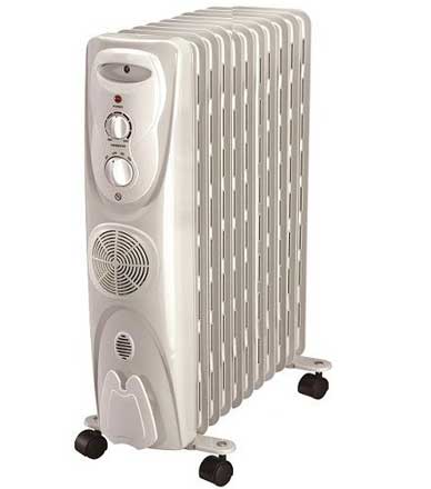 Uljani radijator sa ventilatorom i 11 rebara Midea NY23ECF-11L - Image 1