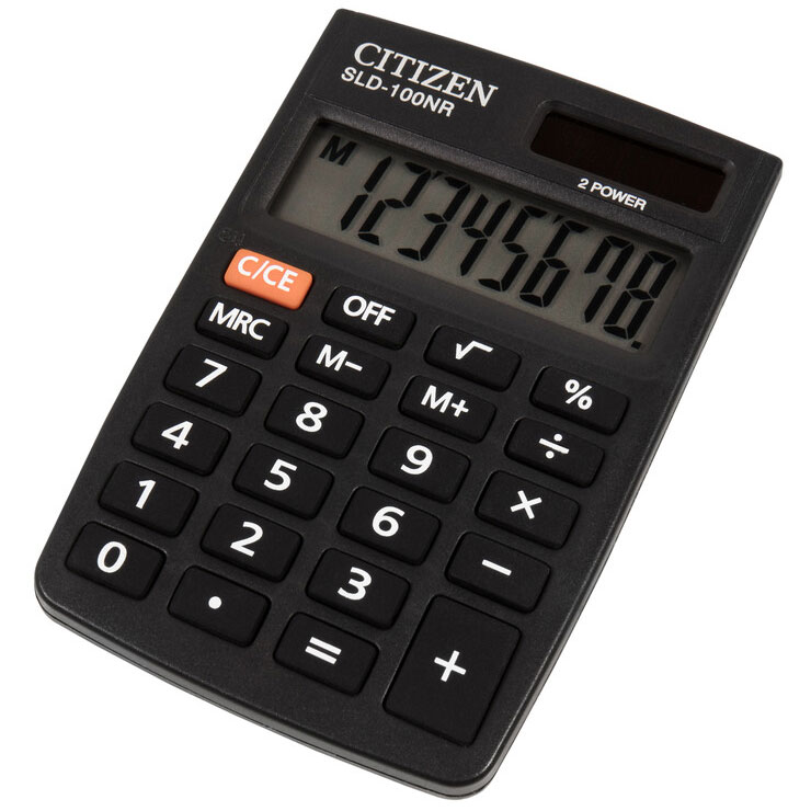 Džepni kalkulator - digitron Citizen SLD100NR