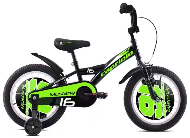 Dečiji bicikl sa pomoćnim točkićima BMX 16 Mustang 920115-16