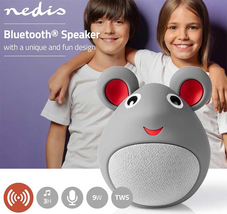 Nedis Bluetooth zvučnik sa Hands-Free funkcijom Melody Mouse