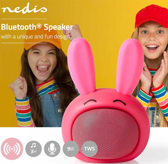 Nedis Bluetooth zvučnik sa Hands-Free funkcijom Robby Rabbit
