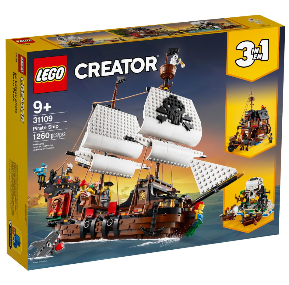 LEGO® Creator Kocke 3u1 Piratski brod 31109