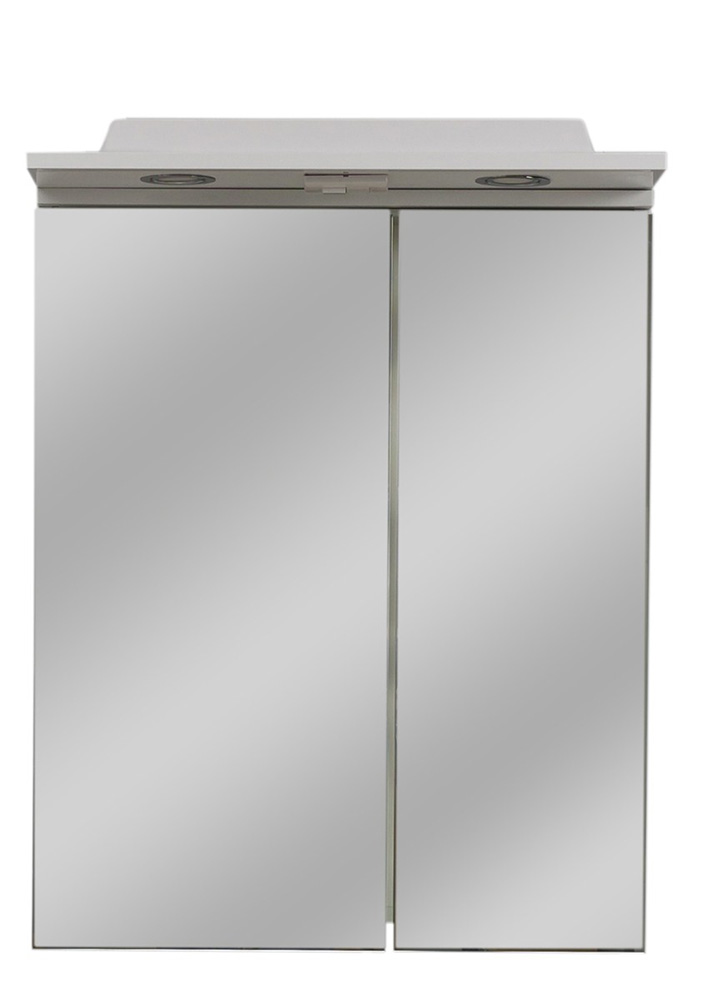 Roper ogledalo sa ormarićem i rasvetom Tijana 600A3 bela