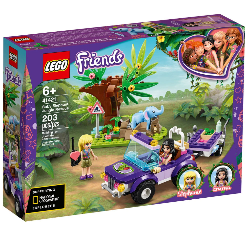 LEGO® FRIENDS Kocke Spasavanje slončeta 41421