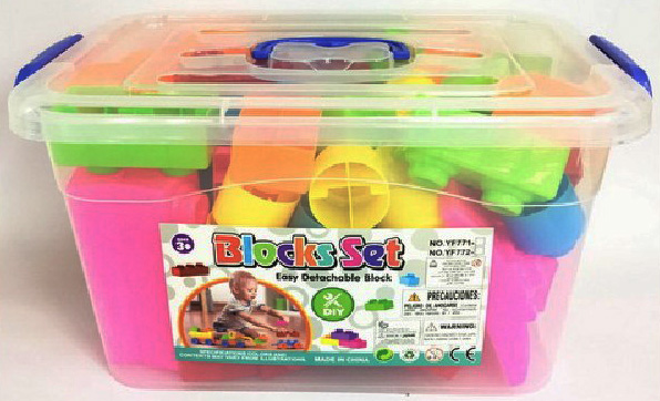 Dečije kocke Plastične kocke u kutiji 71 kom. 876003