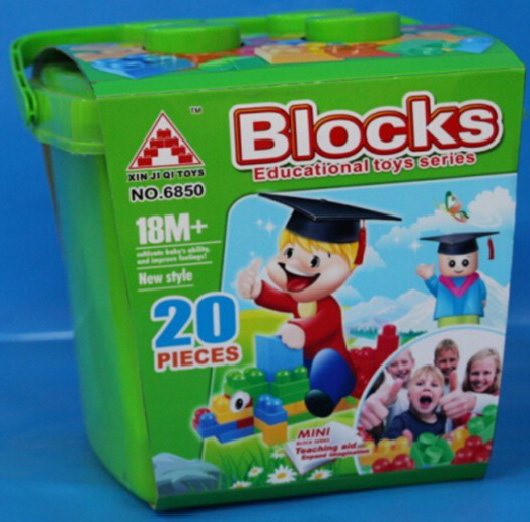 Dečije kocke Plastične kocke u kutiji 20 kom. 876007