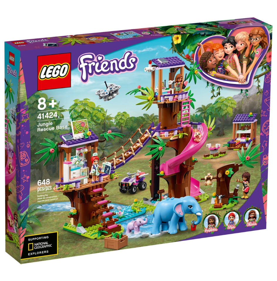 LEGO® FRIENDS Kocke Spasilačka baza u džungli 41424