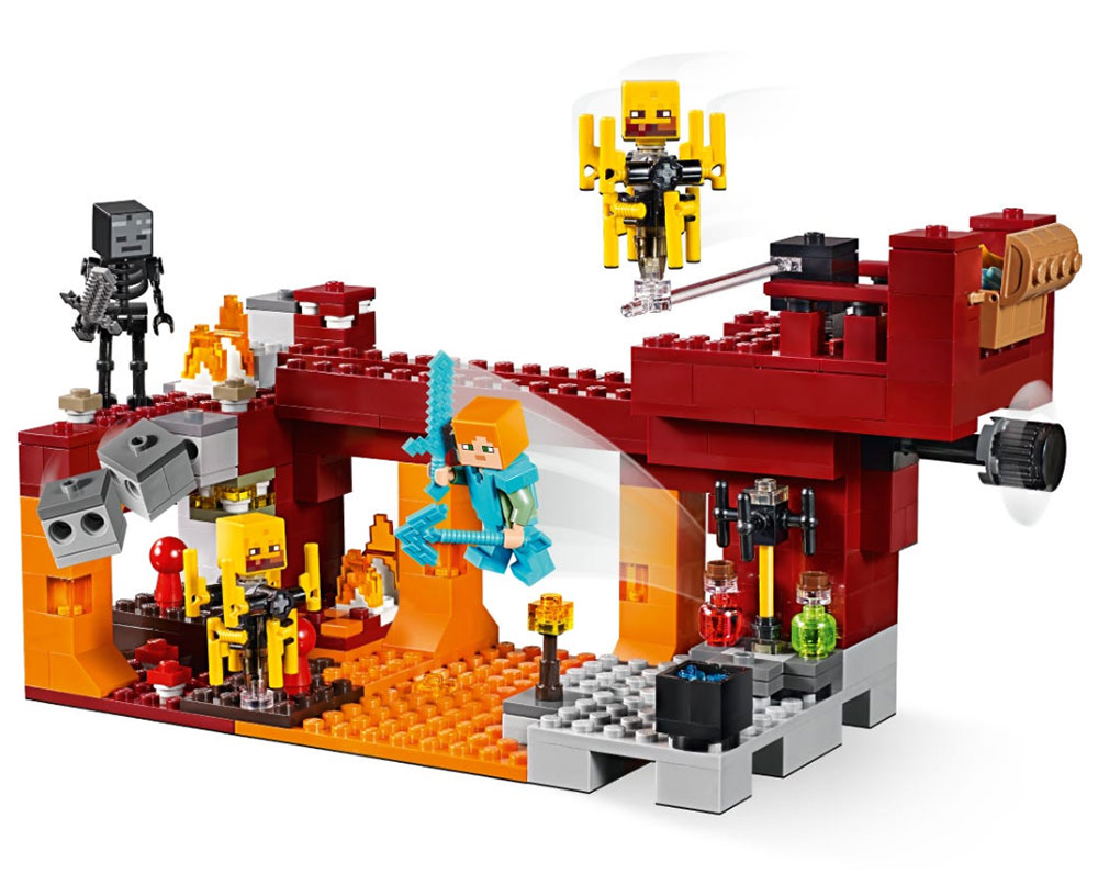 LEGO® Kocke Minecraft Plameni most 21154