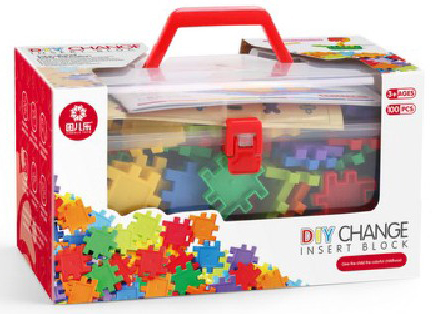 Dečije kocke Plastične kocke Blok 100 delova 876025