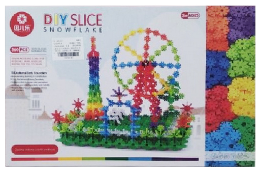 Dečije kocke Plastične kocke Slagalice PAHULJICE 360 delova 876026