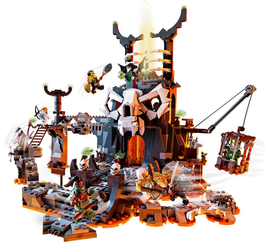 LEGO® Kocke NINJAGO Tamnice vrača Lobanje 71722 - Image 1