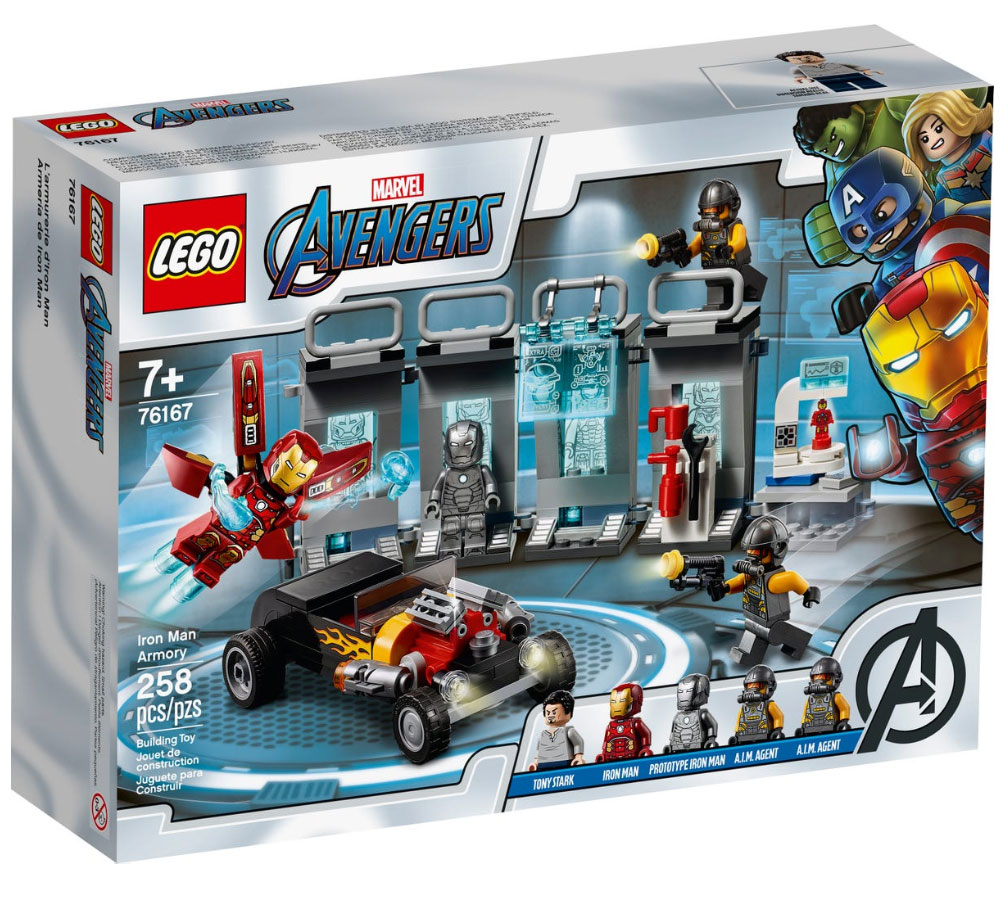 LEGO® Kocke Avengers - Ajronmenova oružarnica 76167
