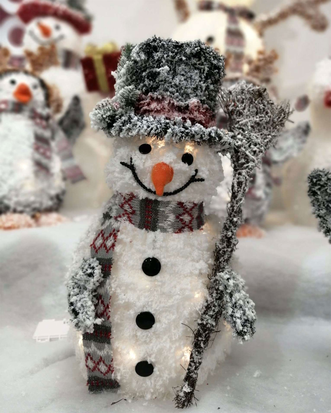 Tinsel LED Svetleći Sneško 51 cm