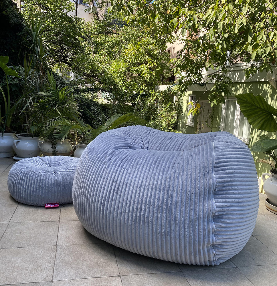 Lazy Bag Duo od mikrofibera 2 kom - 100x50 i 70x20cm - Image 1