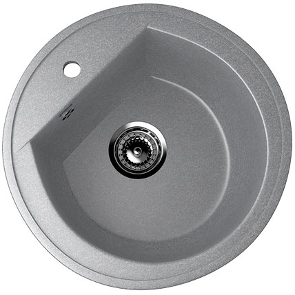 Granitna sudopera sa sifonom Ulgran U103-342 okrugla grafit