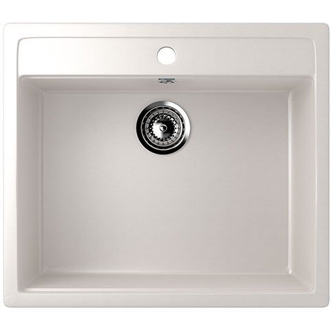 Granitna sudopera sa sifonom Ulgran U104-331 četvrtasta bela