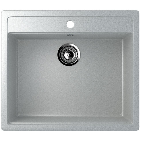 Granitna sudopera sa sifonom Ulgran U104-310 četvrtasta siva