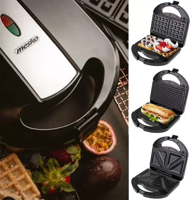 Multifunkcionalni aparat sa izmenjivim pločama za pripremu hrane Mesko MS3045
