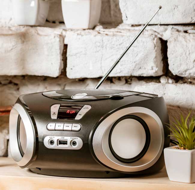 Boombox Adler AD1181 CD Mp3 FM AUX