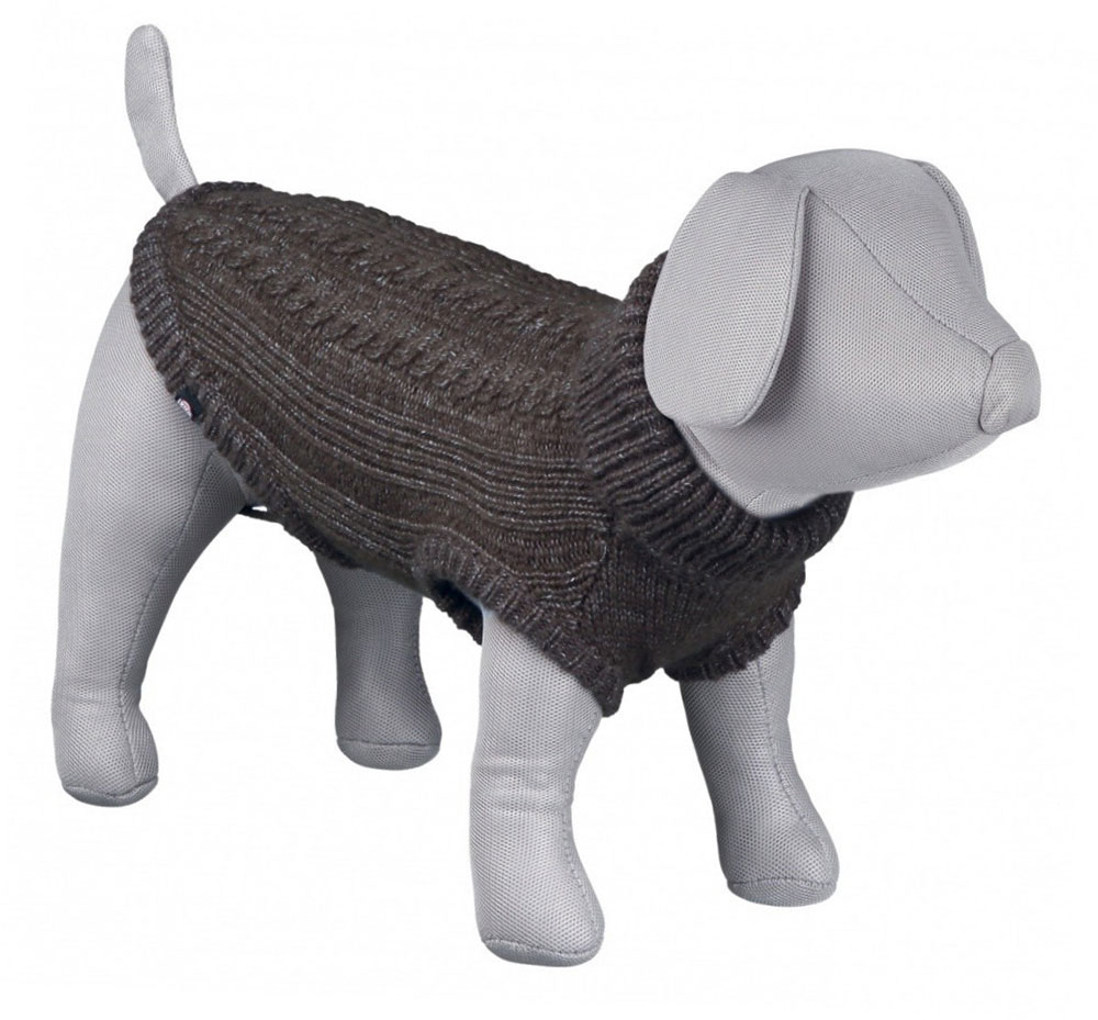 Trixie Pulover za psa Langley Brown 27cm 67643 - Image 1