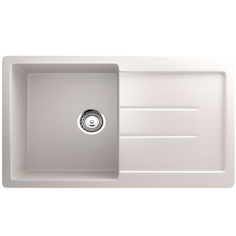 Granitna sudopera sa sifonom Ulgran U507-331 četvrtasta bela