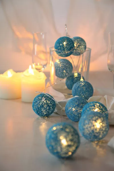 Dekortaivne lampice Venuto 29958-10 plava