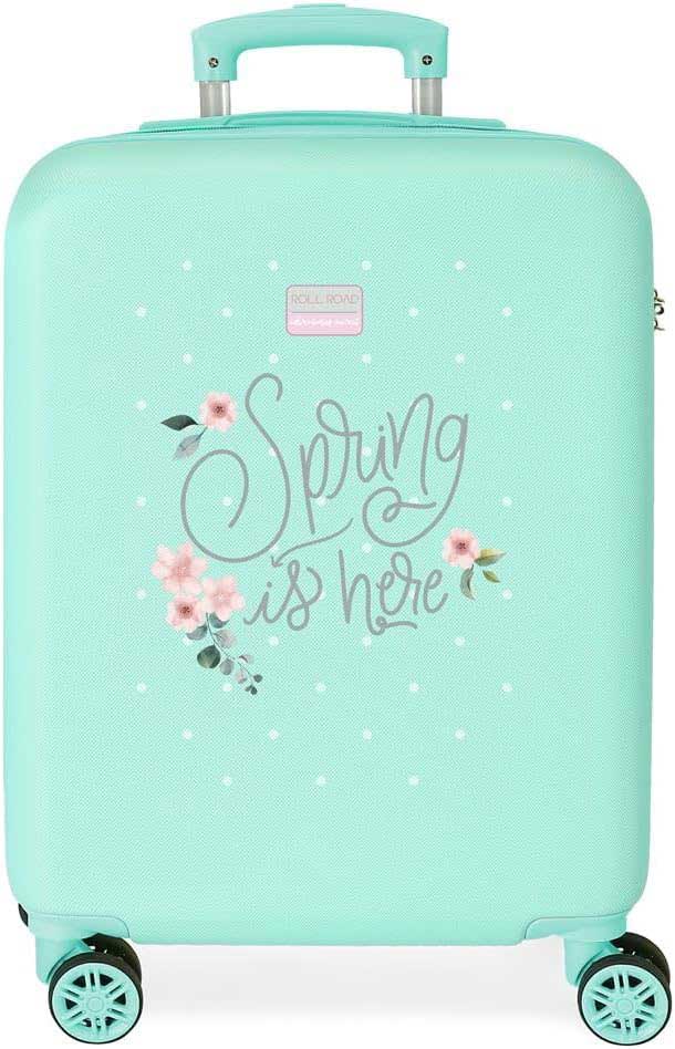 Kabinski kofer 55cm Roll Road Spring is here turquoise 40811